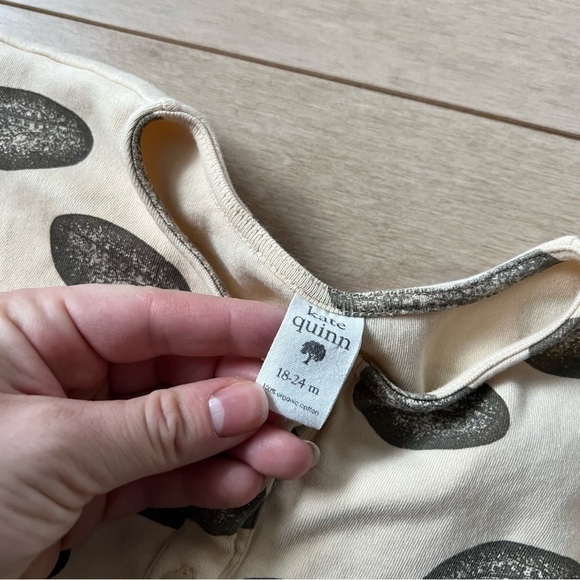 Kate Quinn Kids Toddler Football Henley Top Shirt - Picture 5 of 6